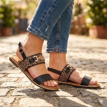 REDZ 6W9967 9 SANDAL - Black
